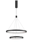 IRUN Czarny mat LED 60W 3000K Lampa wisząca Luces Exclusivas LE41412
