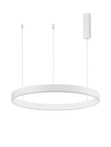 Lampa wisząca JACA Biały mat LED 48W 3000K Luces Exclusivas LE41417 noxbox lampynox www.lampynox.pl