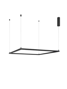 JAEN Czarna LED 50W 3000K Lampa wisząca Luces Exclusivas LE41426