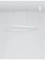 Lampa wisząca JAEN Biała LED 50W 3000K Luces Exclusivas LE41428 noxbox lampynox www.lampynox.pl