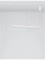 Lampa wisząca JAEN Biała LED 50W 3000K Luces Exclusivas LE41428 noxbox lampynox www.lampynox.pl