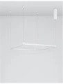 Lampa wisząca JAEN Biała LED 40W 3000K Luces Exclusivas LE41429 noxbox lampynox www.lampynox.pl