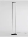 Lampa podłogowa stojąca LEBU Czarna LED 36W 3000K Luces Exclusivas LE41432 noxbox lampynox www.lampynox.pl