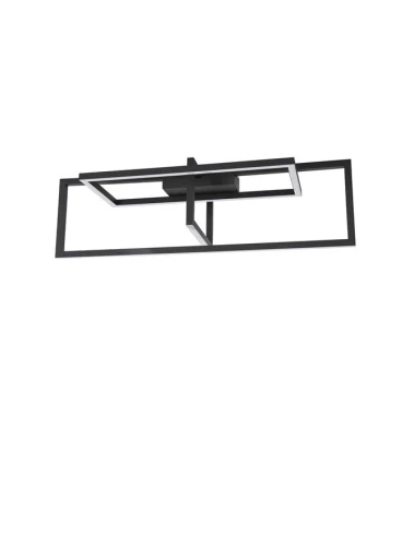 Lampa sufitowa LOTA Czarny mat LED 35W 3000K Luces Exclusivas LE41435 noxbox lampynox www.lampynox.pl