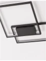 Lampa sufitowa MATA Czarny mat LED 30W 3000K Luces Exclusivas LE41442 noxbox lampynox www.lampynox.pl