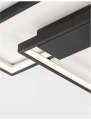 Lampa sufitowa MATA Czarny mat LED 30W 3000K Luces Exclusivas LE41442 noxbox lampynox www.lampynox.pl
