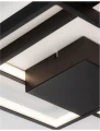 Lampa sufitowa MATA Czarny mat LED 30W 3000K Luces Exclusivas LE41443 noxbox lampynox www.lampynox.pl