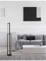 Lampa podłogowa stojąca MITU Czarna LED 28W 3000K Luces Exclusivas LE41447 noxbox lampynox www.lampynox.pl