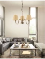 Lampa wisząca GUATIRE Antyczny brąz 3xE14 Luces Exclusivas LE42382 noxbox lampynox www.lampynox.pl