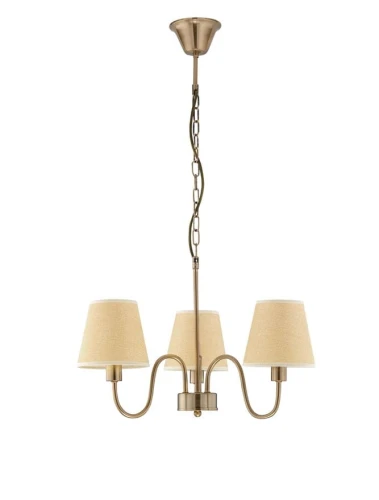 Lampa wisząca GUATIRE Antyczny brąz 3xE14 Luces Exclusivas LE42382 noxbox lampynox www.lampynox.pl