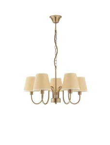 GUATIRE Antyczny brąz 5xE14 Lampa wisząca Luces Exclusivas LE42383