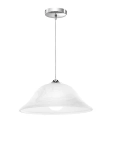HERNANI Biały śr. 30cm E27 Lampa wisząca Luces Exclusivas LE42400