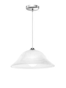 HERNANI Biały śr. 40cm E27 Lampa wisząca Luces Exclusivas LE42401