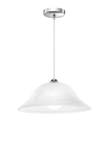 Lampa wisząca HERNANI Biały śr. 40cm E27 Luces Exclusivas LE42401 noxbox lampynox www.lampynox.pl