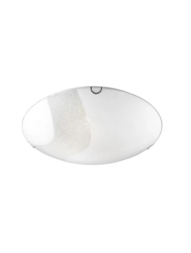 Lampa sufitowa FLORIDA Biały śr. 30cm. 2xE27 Luces Exclusivas LE42367 noxbox lampynox www.lampynox.pl