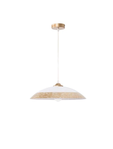 Lampa wisząca FORMOSA złota śr. 40cm. E27 Luces Exclusivas LE42370 noxbox lampynox www.lampynox.pl