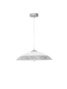FORMOSA srebrna śr. 40cm. E27 Lampa wisząca Luces Exclusivas LE42371
