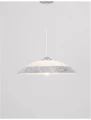 Lampa wisząca FORMOSA srebrna śr. 40cm. E27 Luces Exclusivas LE42371 noxbox lampynox www.lampynox.pl