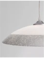 Lampa wisząca FORMOSA srebrna śr. 40cm. E27 Luces Exclusivas LE42371 noxbox lampynox www.lampynox.pl