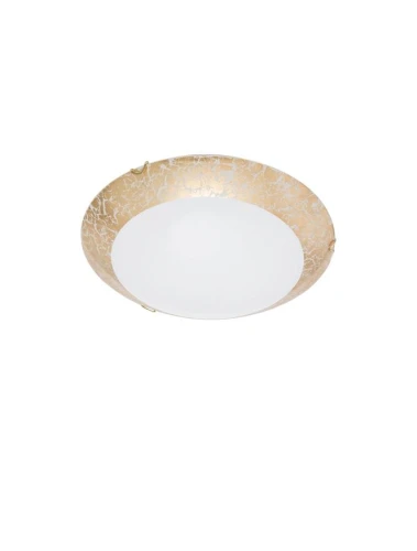 Lampa sufitowa FORMOSA złota śr. 40cm. 2xE27 Luces Exclusivas LE42374 noxbox lampynox www.lampynox.pl