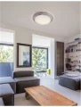 Lampa sufitowa FORMOSA srebrna śr. 40cm. 2xE27 Luces Exclusivas LE42375 noxbox lampynox www.lampynox.pl