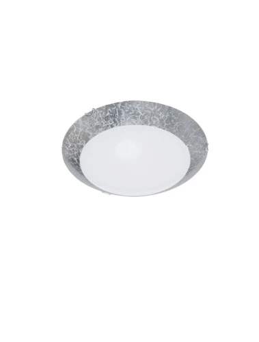 Lampa sufitowa FORMOSA srebrna śr. 40cm. 2xE27 Luces Exclusivas LE42375 noxbox lampynox www.lampynox.pl