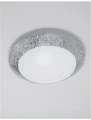 Lampa sufitowa FORMOSA srebrna śr. 40cm. 2xE27 Luces Exclusivas LE42375 noxbox lampynox www.lampynox.pl