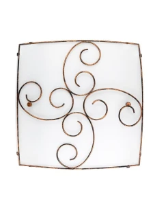 GUANARE Biały szer. 30cm. 2xE27 Lampa sufitowa Luces Exclusivas LE42380