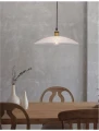 Lampa wisząca GUACARA Biały | Złoty śr. 40cm. E27 Luces Exclusivas LE42379 noxbox lampynox www.lampynox.pl