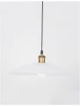 Lampa wisząca GUACARA Biały | Złoty śr. 40cm. E27 Luces Exclusivas LE42379 noxbox lampynox www.lampynox.pl