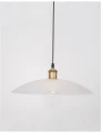 Lampa wisząca GUACARA Biały | Złoty śr. 40cm. E27 Luces Exclusivas LE42379 noxbox lampynox www.lampynox.pl
