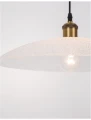 Lampa wisząca GUACARA Biały | Złoty śr. 40cm. E27 Luces Exclusivas LE42379 noxbox lampynox www.lampynox.pl
