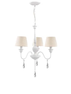 COROZAL Biały | Beż 3xE14 Lampa wisząca Luces Exclusivas LE42345