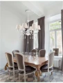 Lampa wisząca COROZAL Biały | Beż 6xE14 Luces Exclusivas LE42347 noxbox lampynox www.lampynox.pl