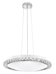 COSQUIN Biały | Chrom śr. 50cm. 4xE27 Lampa wisząca Luces Exclusivas LE42348