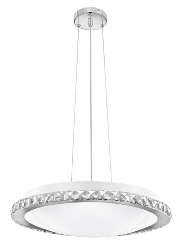 Lampa wisząca COSQUIN Biały | Chrom śr. 50cm. 4xE27 Luces Exclusivas LE42348 noxbox lampynox www.lampynox.pl