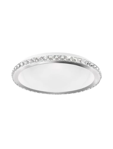 Lampa sufitowa COSQUIN Biały | Chrom śr. 31cm. 2xE27 Luces Exclusivas LE42349 noxbox lampynox www.lampynox.pl