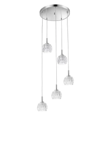 CONSEJO Chrom 5xG9 Lampa wisząca Luces Exclusivas LE42340