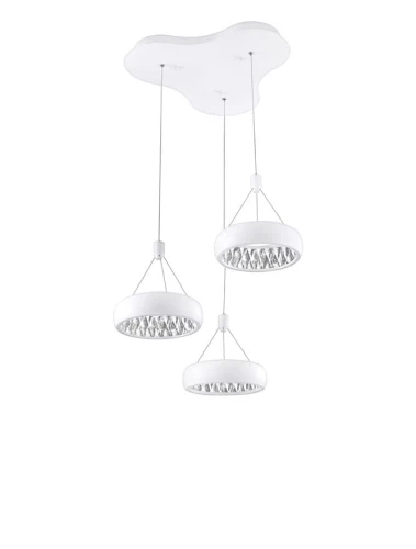 Lampa wisząca CHIMBAS Biały LED 36W 3000K Luces Exclusivas LE42332 noxbox lampynox www.lampynox.pl