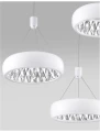 Lampa wisząca CHIMBAS Biały LED 36W 3000K Luces Exclusivas LE42332 noxbox lampynox www.lampynox.pl