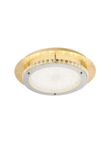 CHILLAN Złoty | Chrom śr. 50cm. LED 41W 4000K Lampa sufitowa Luces Exclusivas LE42330