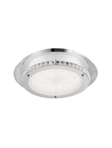 Lampa sufitowa CHILLAN Chrom śr. 50cm. LED 41W 4000K Luces Exclusivas LE42329 noxbox lampynox www.lampynox.pl