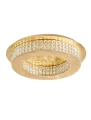 Lampa sufitowa CHILLAN Złoty śr. 50cm. LED 40W 4000K Luces Exclusivas LE42328 noxbox lampynox www.lampynox.pl