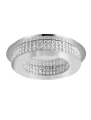 Lampa sufitowa CHILLAN Chrom śr. 50cm. LED 40W 4000K Luces Exclusivas LE42327 noxbox lampynox www.lampynox.pl