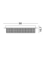 Lampa sufitowa CHILLAN Chrom śr. 50cm. LED 40W 4000K Luces Exclusivas LE42327 noxbox lampynox www.lampynox.pl