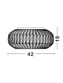 Lampa sufitowa CHAJARI Chrom | Biały śr. 42cm. 6xG9 Luces Exclusivas LE42321 noxbox lampynox www.lampynox.pl