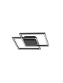 Lampa sufitowa PICO Czarna LED 25W 3000K Luces Exclusivas LE41454 noxbox lampynox www.lampynox.pl