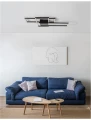 Lampa sufitowa PICO Czarna LED 55W 3000K Luces Exclusivas LE41455 noxbox lampynox www.lampynox.pl