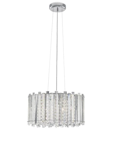 Lampa wisząca CASILDA Chrom 5xG9 Luces Exclusivas LE42307 noxbox lampynox www.lampynox.pl