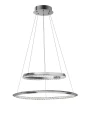 Lampa wisząca CAUCETE Chrom śr. 60cm. LED DIM 36W 3000K ściemnialna Luces Exclusivas LE42309 noxbox lampynox www.lampynox.pl